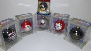 lot 73 image: Dale Earnhardt NASCAR Collectible Ornaments (6).