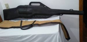 lot 113 image: Kolpin Long Gun Hard Case for ATV Mount or Travel and Canvas Case.