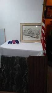 lot 118 image: Folding Tables, Hand weights and more.