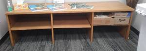 lot 399 image: Worktop with Storage Shelf.