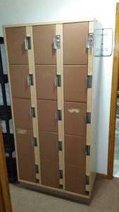 lot 137 image: Storage Cubby Lockers.