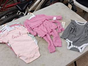 lot 336 image: Lot of (6) Size 12 Months Baby Clothes