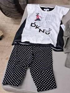 lot 343 image: DKNY Size 4T Toddlers Outfit - Top and Bottom