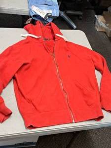 lot 369 image: Polo Ralph Lauren Size Medium Mens Hooded Sweatshirt  Zip Up
