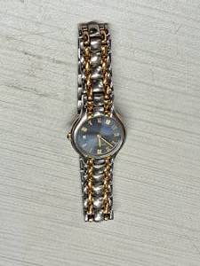 lot 430 image: Raymond Weil Geneve Womens Wrist Watch  8910 TT Two-Tone Blue Diamond