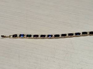 Women's 14K Gold Gemstone Bracelet