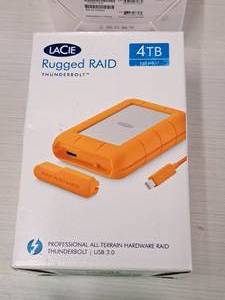 lot 276 image: Lacie 4TB Professional All-Terrain Hardware Raid  Thunderbolt  USB 3.0