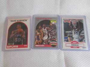 lot 46 image: David Robinson Rookie Cards...