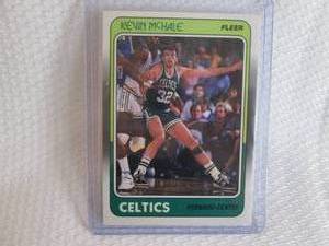 lot 48 image: 1988 Fleer Kevin McHale Card...