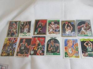 lot 84 image: Assorted Larry Bird Cards...
