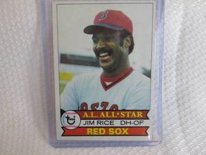 lot 92 image: 1979 Topps Jim Rice Card...
