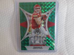 lot 93 image: 2024 Prizm Travis Kelce Green Prizm...