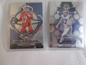 lot 97 image: 2023 Mosaic  Josh Allen Cards...