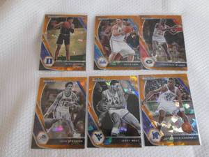lot 100 image: 2020-21 Prizm Basketball Orange Pri...