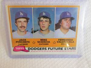 lot 105 image: 1981 Topps  Fernando Valenzuela Ro...