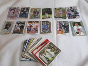lot 108 image: 55 Assorted Baseball Rookie Cards...