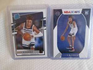 lot 112 image: Donruss & Hoops Jaden McDaniels Roo...