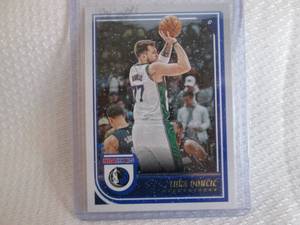 lot 115 image: 2022-23 Hoops Luka Doncic Card...