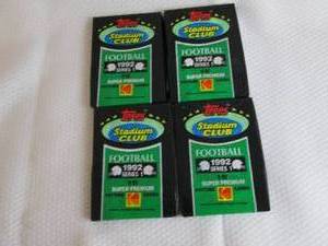 lot 117 image: 4-1992 Stadium Club Series 1 Footba...