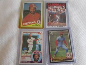 lot 122 image: 1983 - 1986 Ozzie Smith Cards...