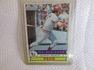 lot 125 image: 1979 Topps Johnny Bench Card...