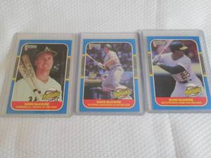 lot 128 image: 1987 Donruss Mark McGwire Highlight...