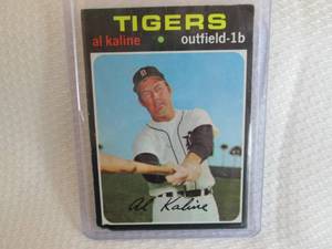 lot 142 image: 1971 Topps Al Kaline Card...