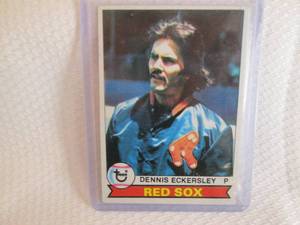 lot 154 image: 1979 Topps Dennis Eckersley Card...