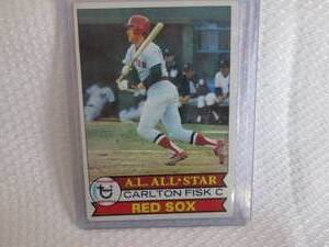 lot 169 image: 1979 Topps Carlton Fisk Card...