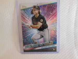 lot 181 image: 2024 Topps Jackson Holliay Rookie S...