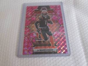 lot 183 image: 2023 Mosaic JaMarr Chase Pink Prizm...