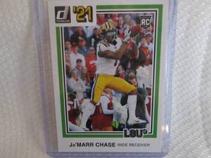 lot 185 image: 2021Donruss Ja Marr Chase Rookie Ca...