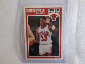 lot 190 image: 1989-90 Fleer Scottie Pippen Card...