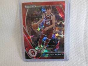 lot 192 image: 2021-22 Prizm Austin Reaves Red Pri...