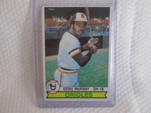 lot 197 image: 1979 Topps Eddie Murray Card...