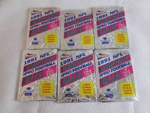 lot 200 image: 6-1991 Pacific Pro Football Plus Pa...
