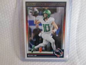 lot 202 image: 2024 Score Bo Nix Rookie Card...