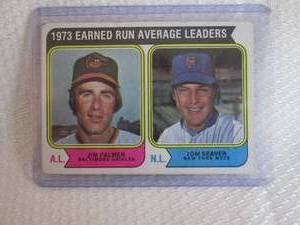 lot 230 image: 1974 Topps Tom Seaver & Jim Palmer ...