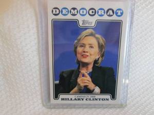 lot 244 image: 2008 Topps Hillary Clinton Campaign...
