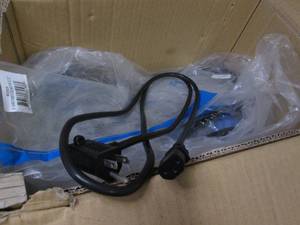 lot 265 image: Box filled with AC power cords...