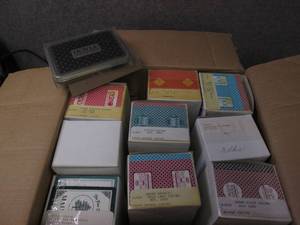 lot 280 image: Case of playing card 12 packs from ...