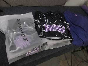 lot 285 image: 4 Large and 4 Small Gym Wolf shorts...