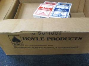 lot 307 image: Partial case of Hoyle Diamond Back ...