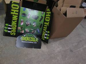 lot 312 image: Case of cardboard display cases...