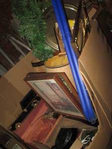 lot 351 image: Pallet lot with vintage metal stora...