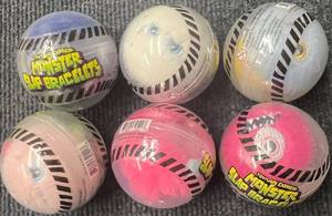 lot 35 image: Lot of 6 New Slap Monster Bracelets - FurryFuzzy and Soft