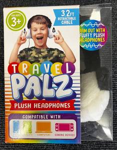 lot 66 image: Travel Pals Panda Kids Headphones