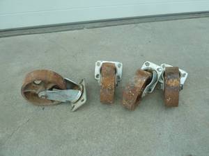 lot 236 image: Roller Caster Wheels x 4