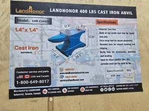 lot 237 image: Landhoner Anvil 400 Lb.