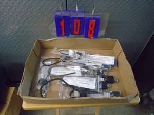 lot 108 image: Flat of cable gun locks. As shown.